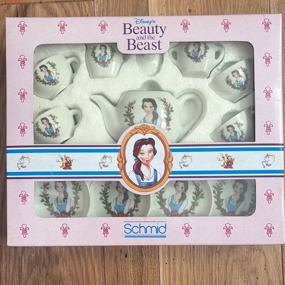 Disney Beauty and the Beast porcelain Tea Set